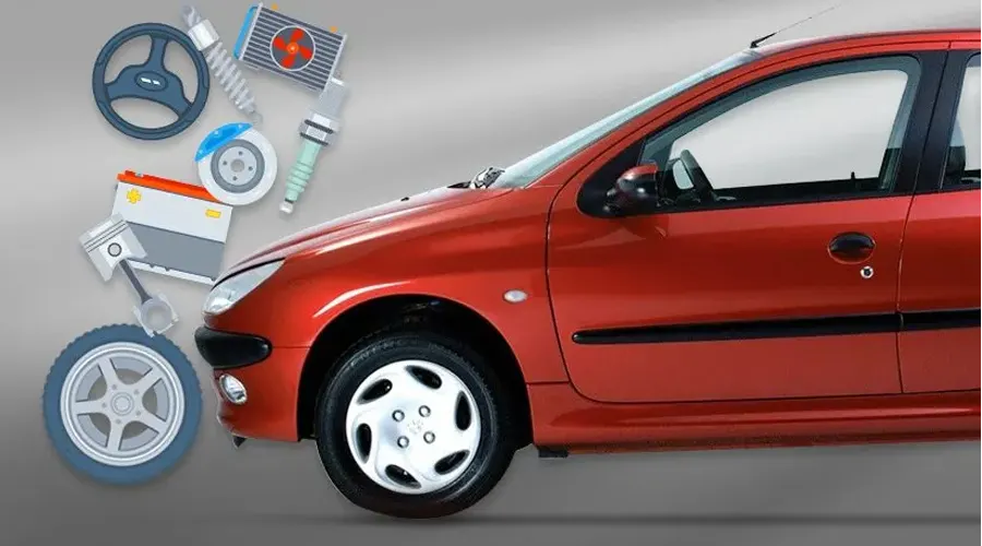 خرید لوزام یدکی 206